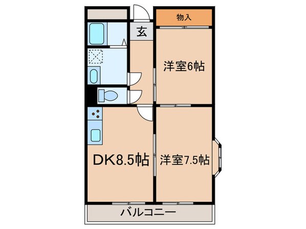 壱番館の物件間取画像